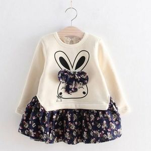 Bow Rabbit Blue Princess Dress